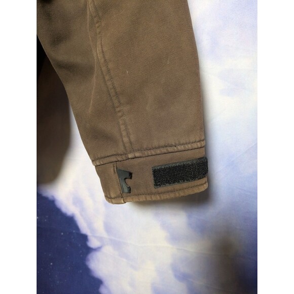 Tough Duck Brown Soft Shell Jacket Size XL Work Utility Chore Coat Outdoors - Picture 3 of 9